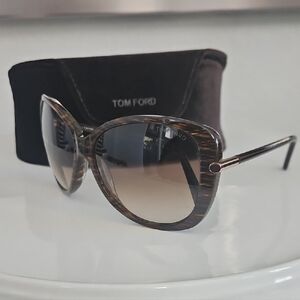Tom Ford Brown Gradient Sunglasses